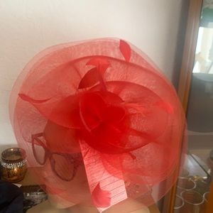 Kentucky Derby look hat headband red NWT